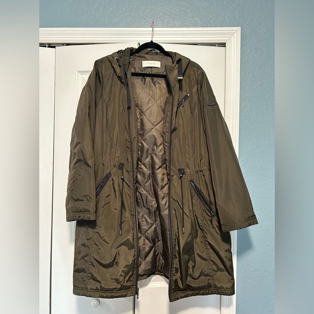 T. Tahari rain jacket